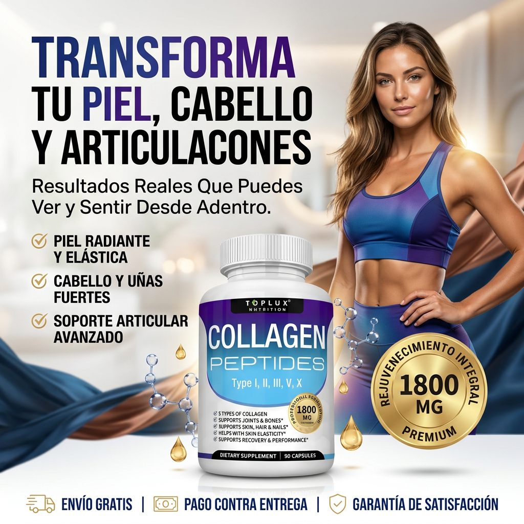 Multi Collagen Peptides — colágeno hidrolizado 5 tipos