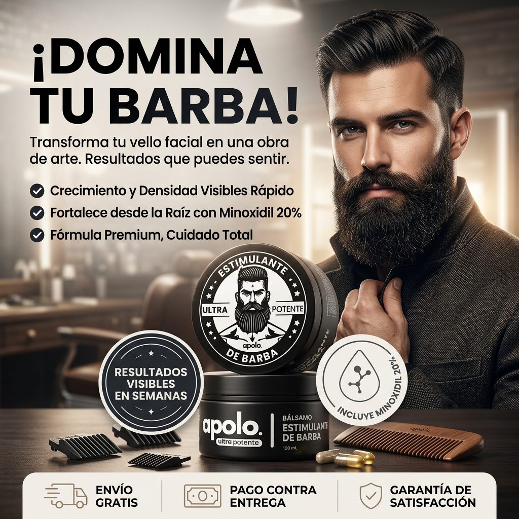Apolo Bálsamo Estimulante de Barba