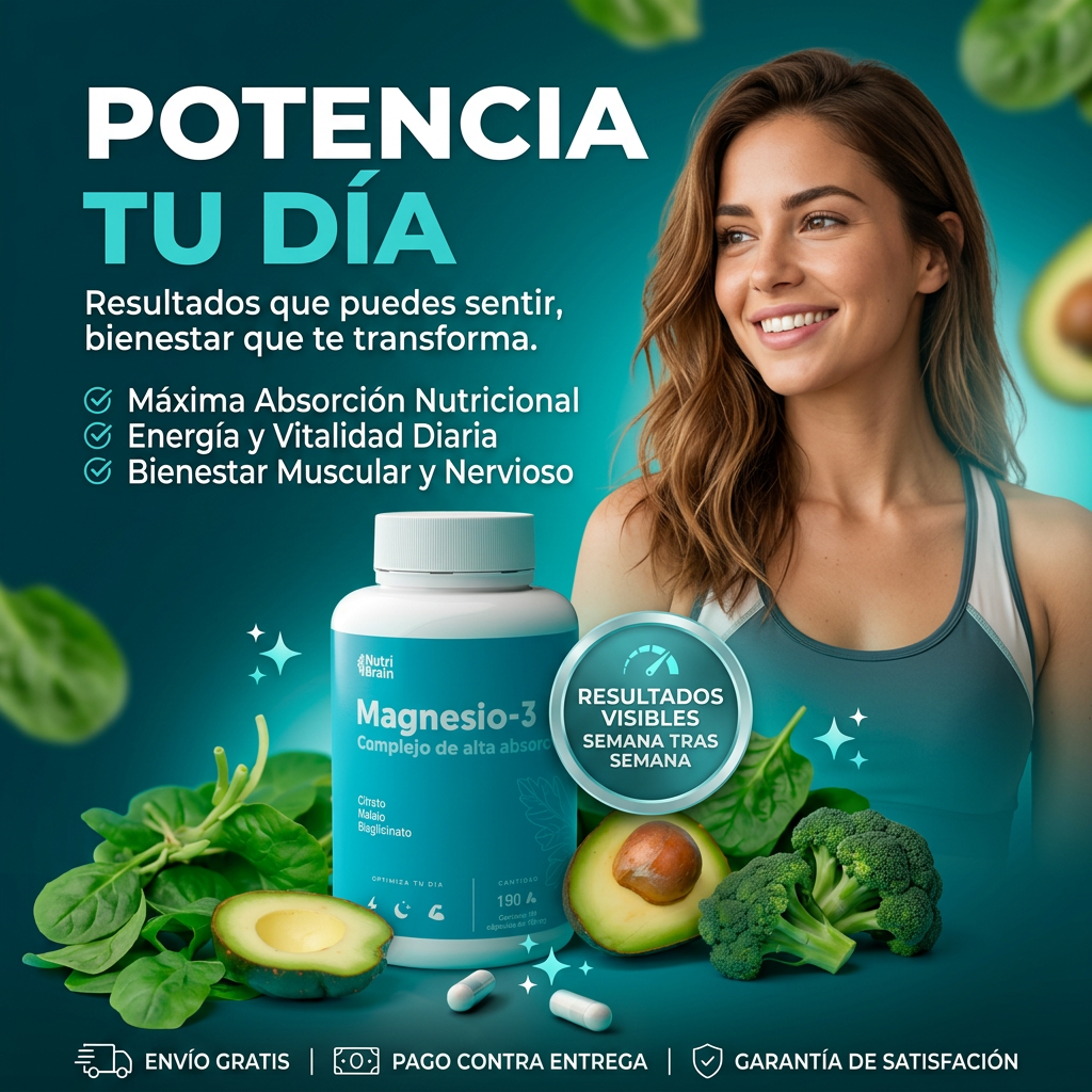Magnesio-3 NutriBrain - Complejo de alta absorcion