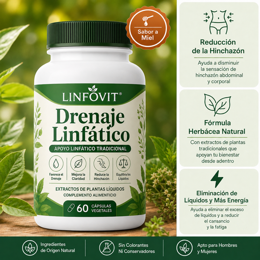 Linfovit™ | Soporte Metabólico Contra Líquidos Retenidos