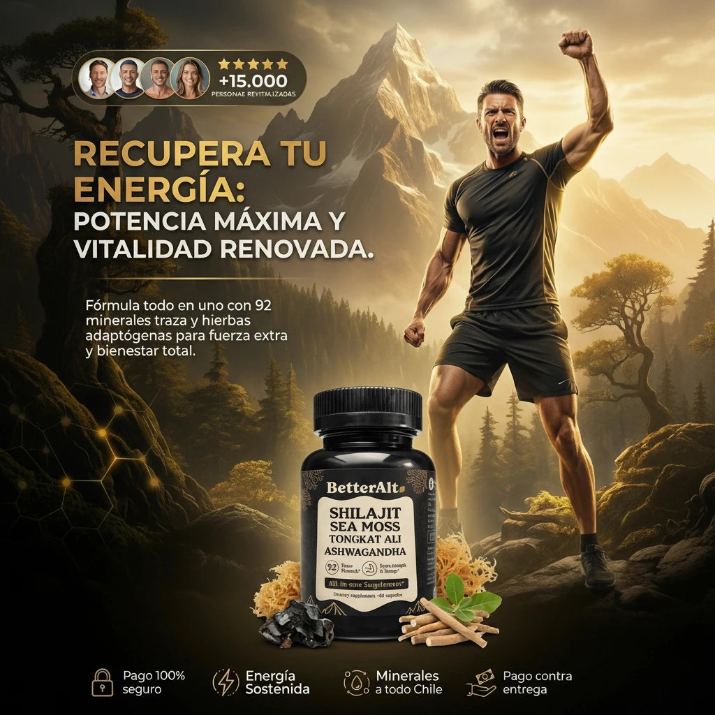 BetterAlt Shilajit™ – Energía y Potencia