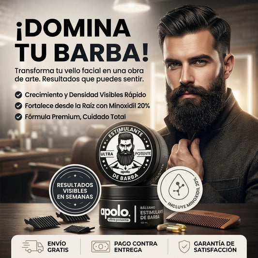 Apolo Bálsamo Estimulante de Barba