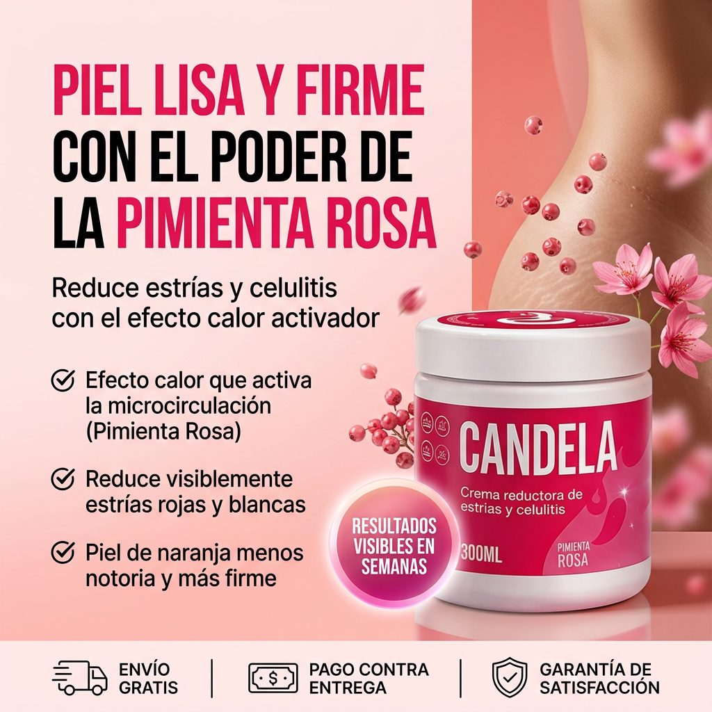 CANDELA Crema Reductora de Estrías y Celulitis 300ml