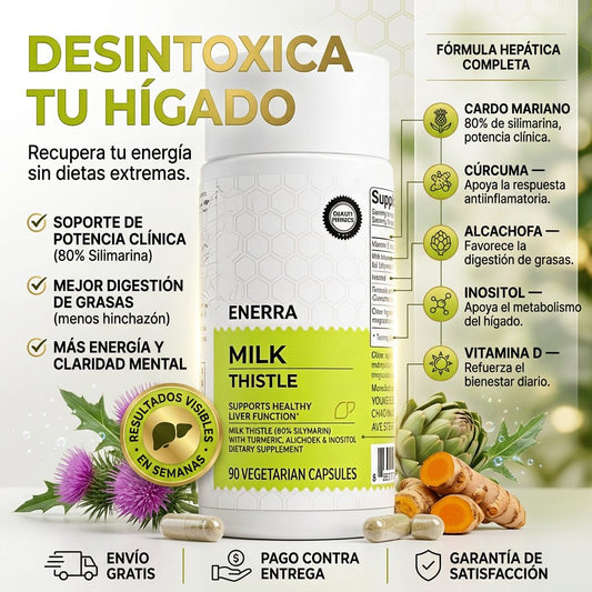 ENERRA Cardo Mariano Detox Hepático