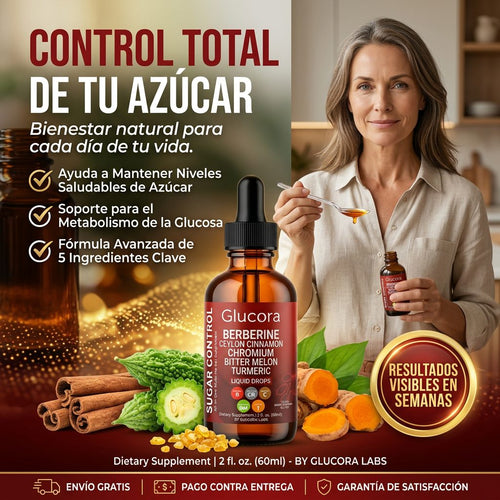 Glucora Gotas Control de Azúcar