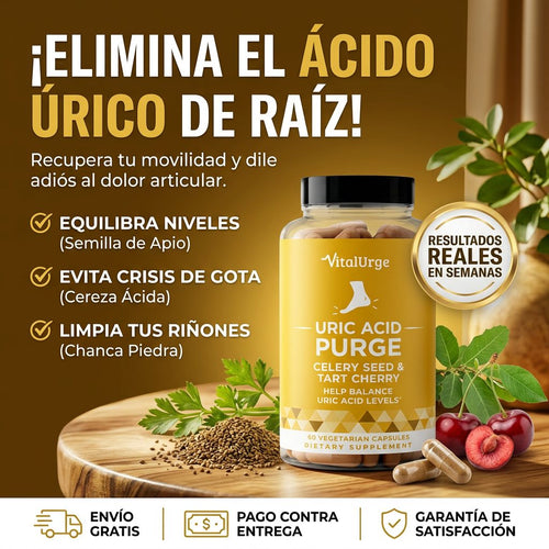 VitalUrge Purge Ácido Úrico