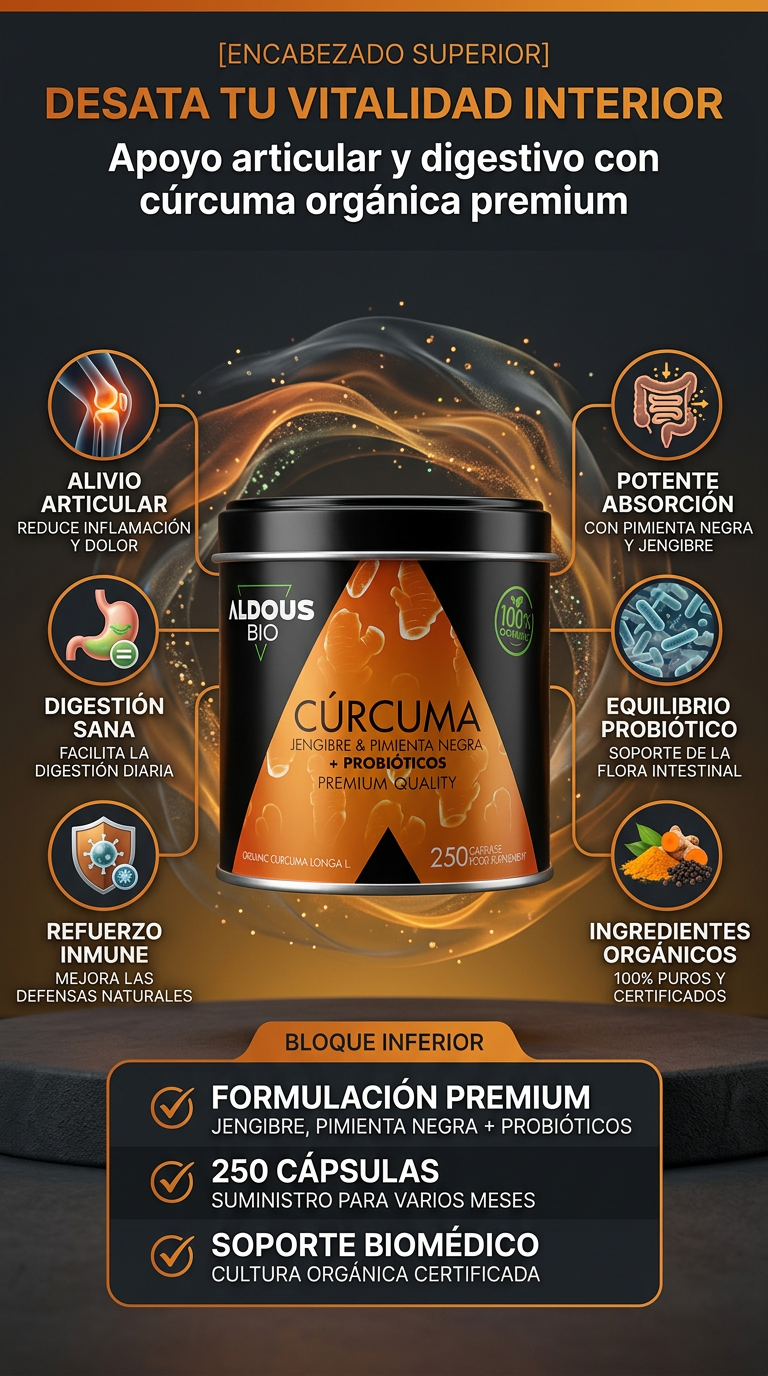 CÚRCUMA — Beneficio principal