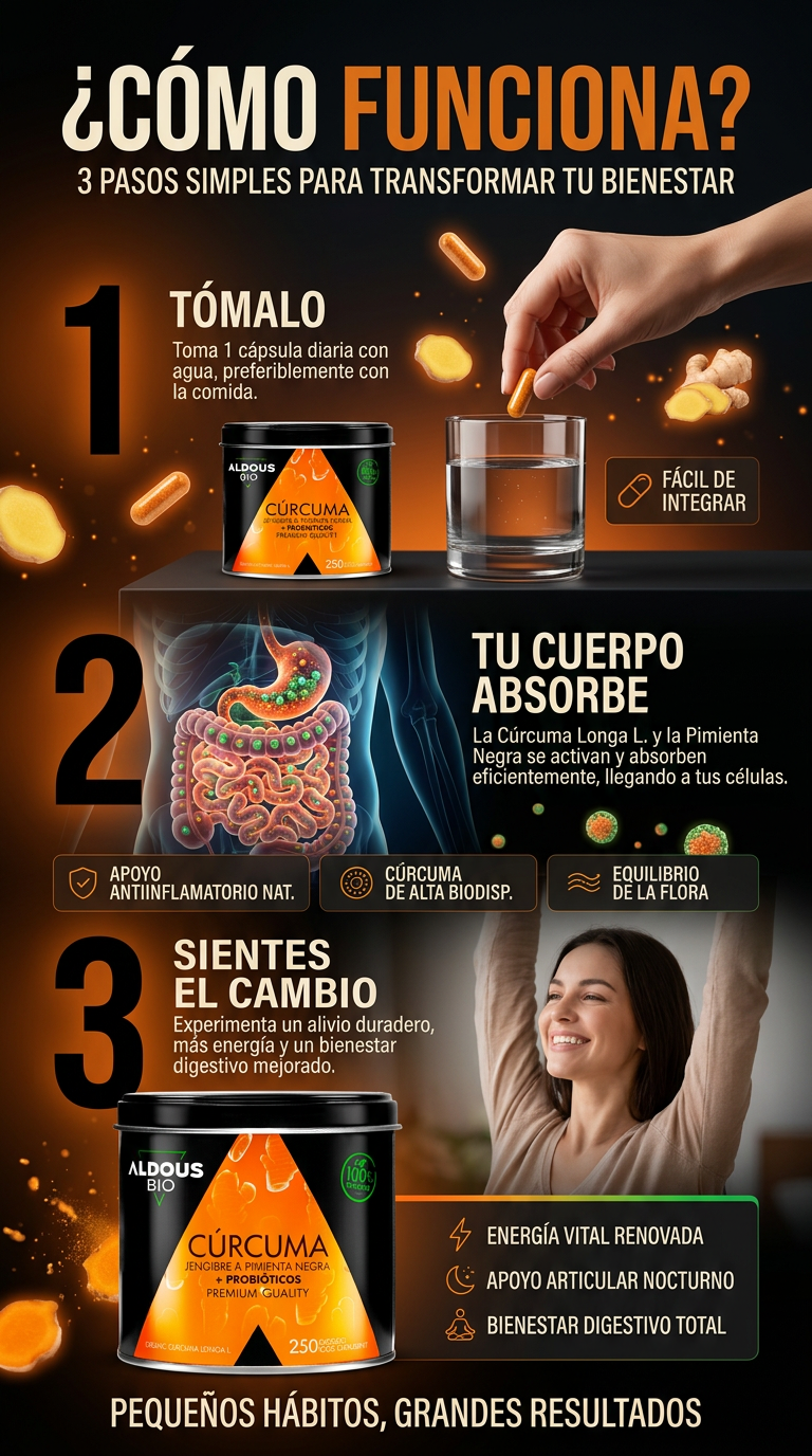 CÚRCUMA — Cómo funciona
