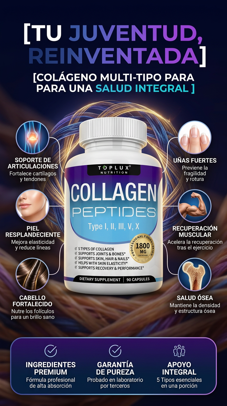 Multi Collagen Peptides — Tu juventud reinventada: colágeno multi tipo para salud integral